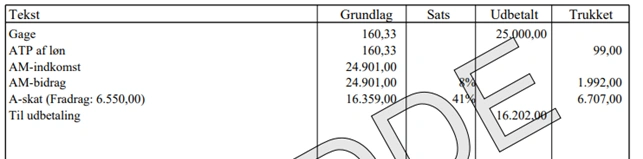 Lønseddel