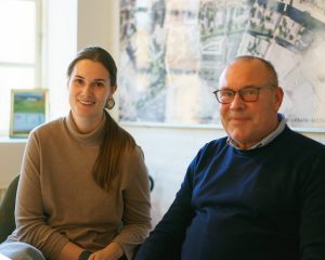 Event- og aktivitetsansvarlig Lea Toft og City-konsulent Claus Johansen