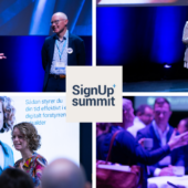 Collage fra SignUp+ Summit